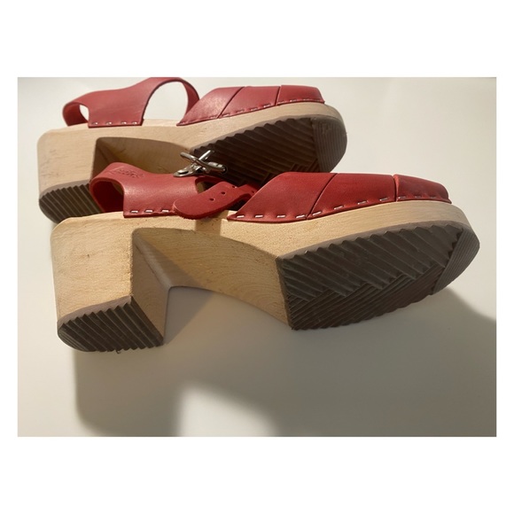 Lotta Peep-toe Clogs (wms9) - Picture 4 of 6